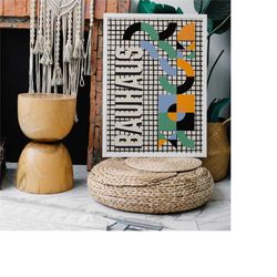 bauhaus poster - printed giclee reproduction - 24x36