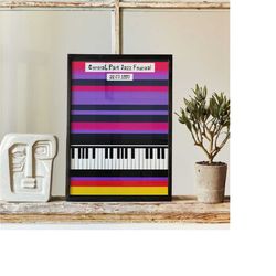 1997 nyc central park jazz festival poster -