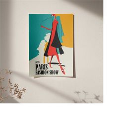 1978 - paris fashion poster - 70s fashion,