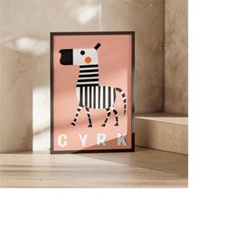 cyrk - polish circus poster - retro advertising