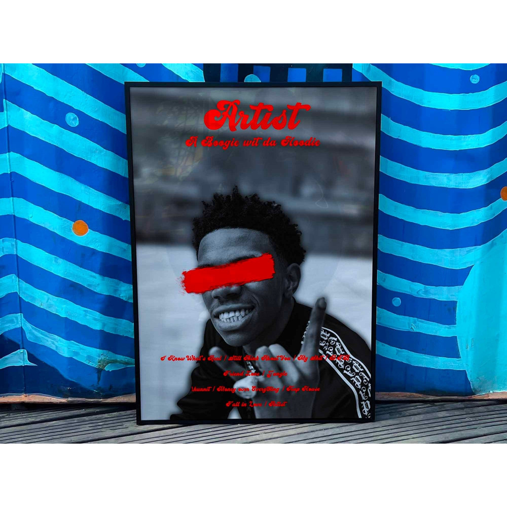 A Boogie Wit Da Hoodie Artist Album Cover Poster #fac.jpg