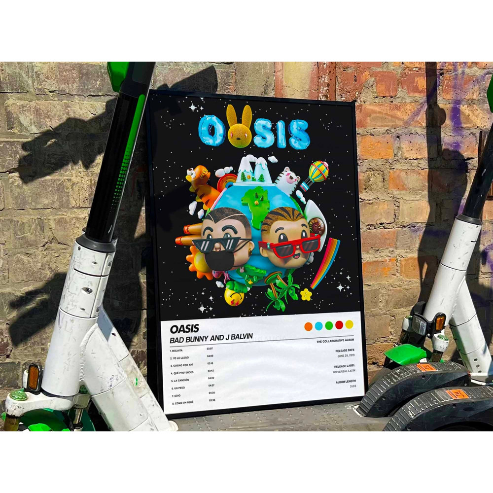 Bad Bunny Oasis Album Cover Poster #6.jpg