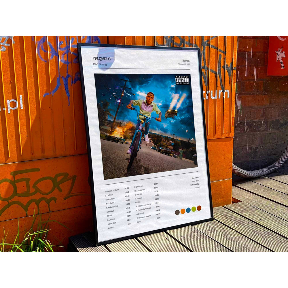 Bad Bunny YHLQMDLG Album Cover Poster #5.jpg
