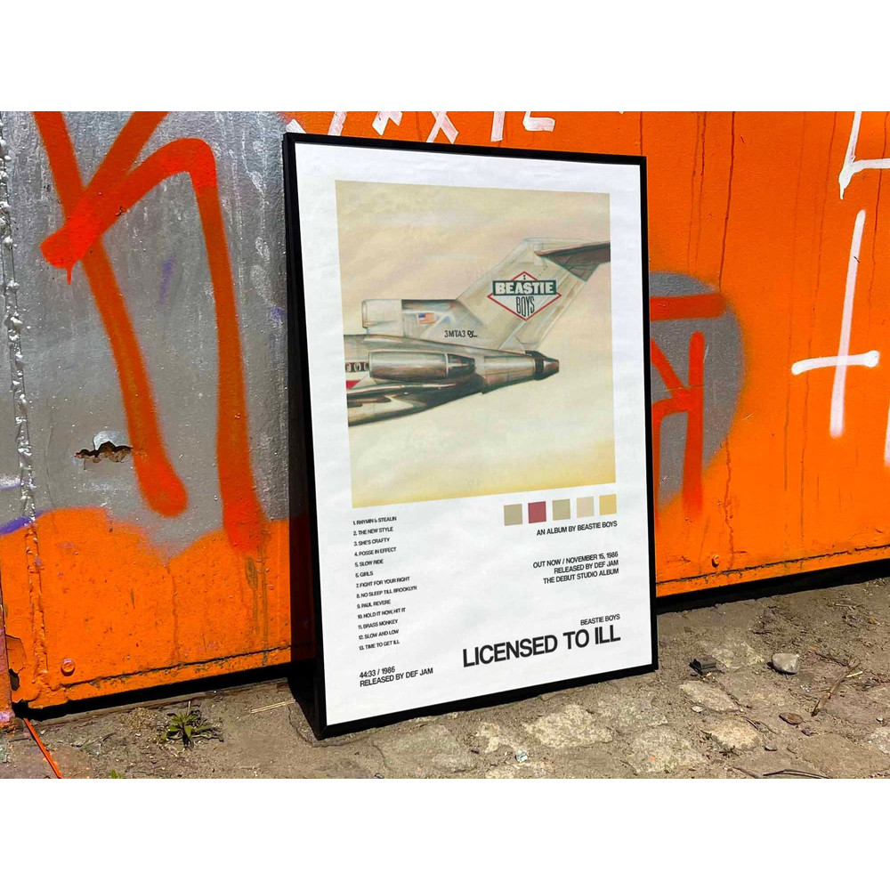 Beastie Boys Licensed To Ill Album Cover Poster #2.jpg