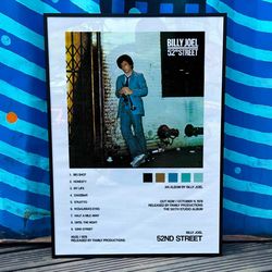 billy joel 52nd street album cover poster 2