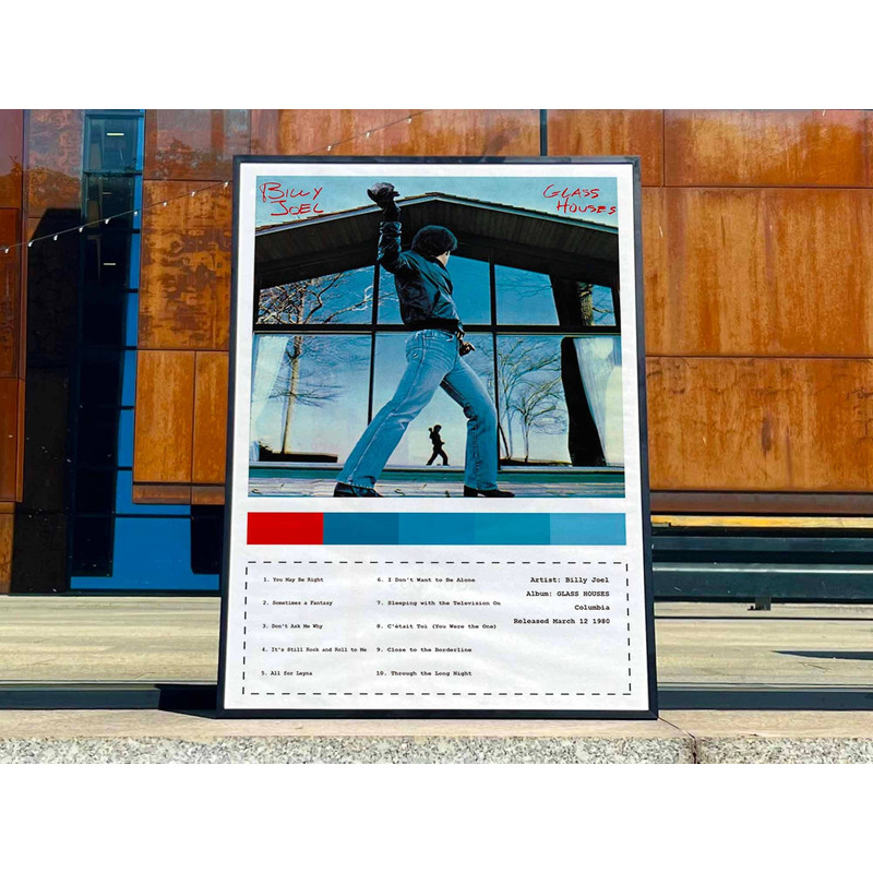 Billy Joel Glass Houses Album Cover Poster #4.jpg