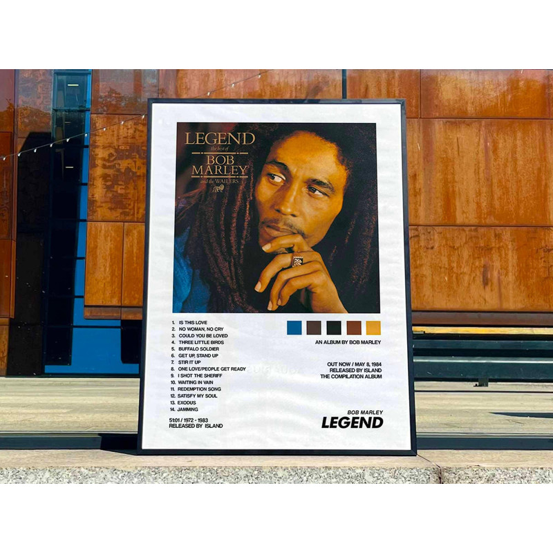 Bob Marley Legend Album Cover Poster #2.jpg
