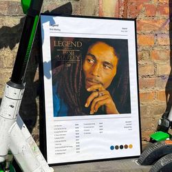 bob marley legend album cover poster 5