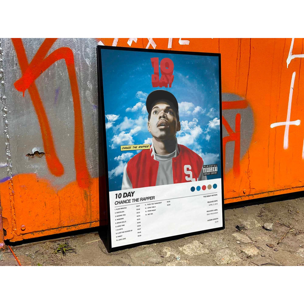 Chance The Rapper 10 Day Album Cover Poster #6 1.jpg