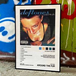 deftones around the fur album cover poster 2