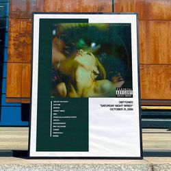 deftones saturday night wrist album cover poster 1