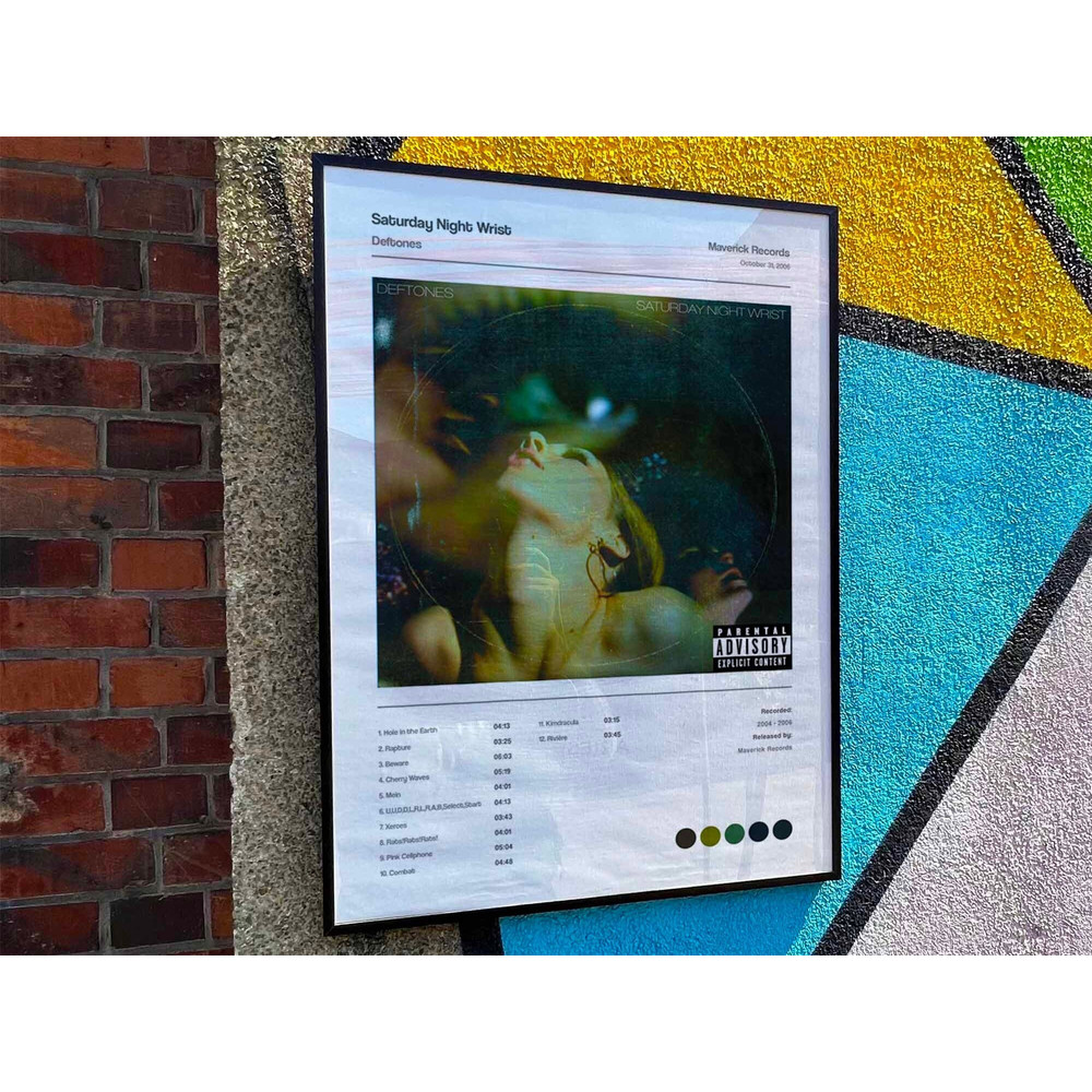 Deftones Saturday Night Wrist Album Cover Poster #5.jpg