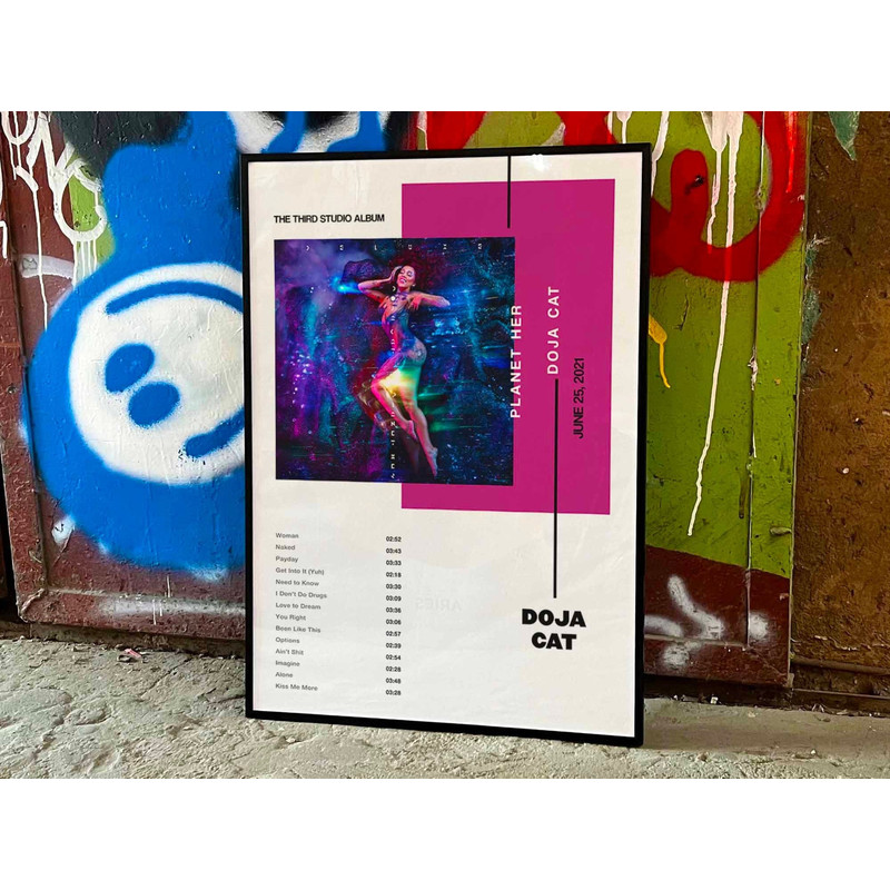 Doja Cat Planet Her Album Cover Poster #3.jpg