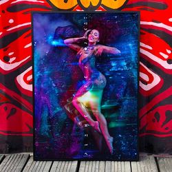 doja cat planet her album cover poster fac