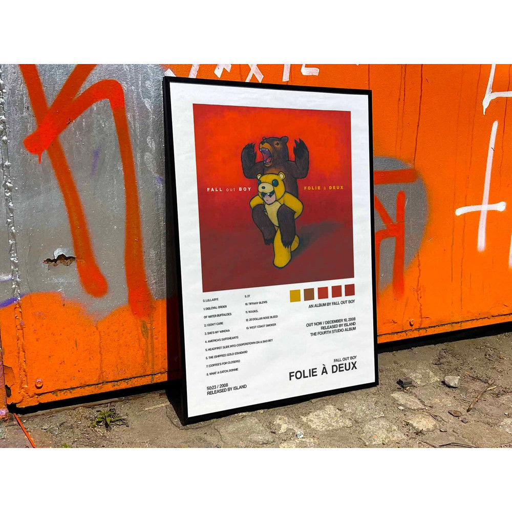 Fall Out Boy Folie A Deux Album Cover Poster #2.jpg