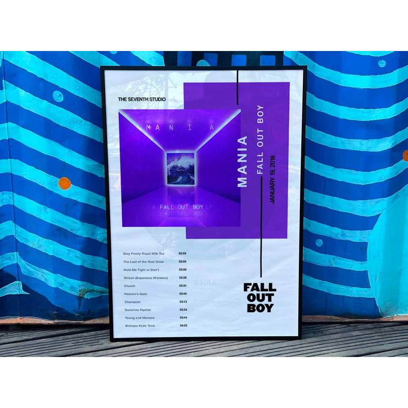 Fall Out Boy Mania Album Cover Poster #3.jpg