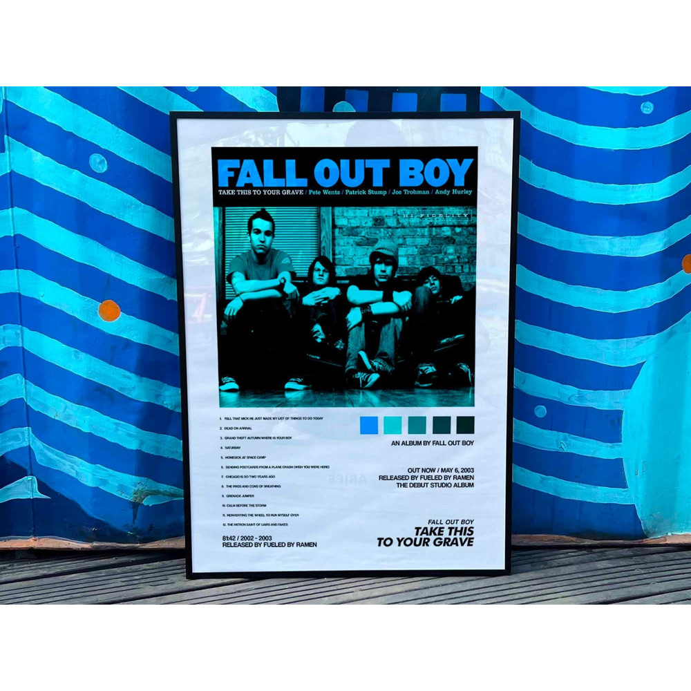 Fall Out Boy Take This To Your Grave Album Cover Poster #2.jpg