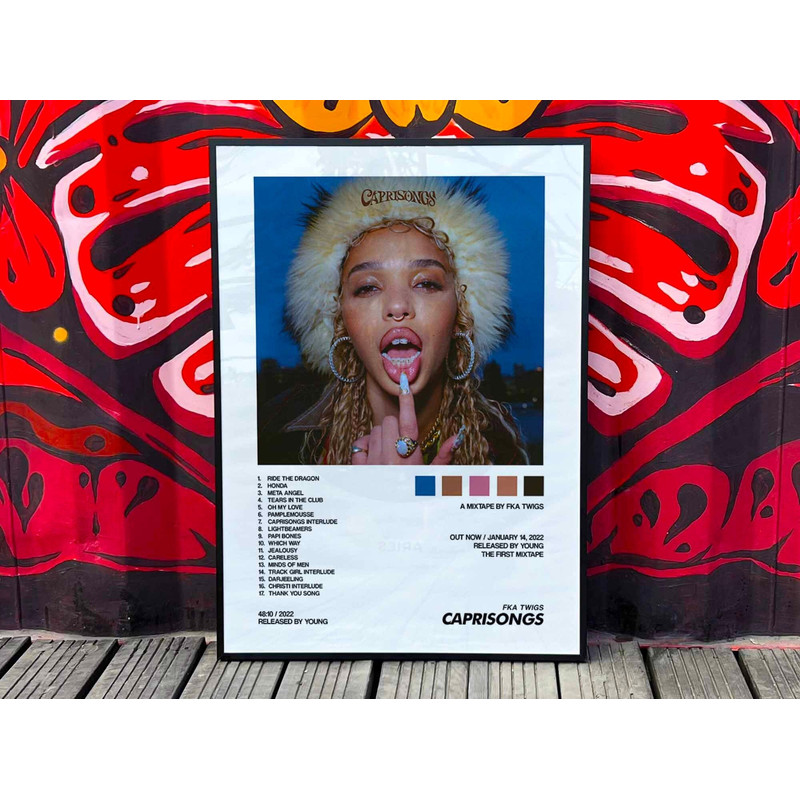 FKA Twigs Caprisongs Album Cover Poster #2.jpg