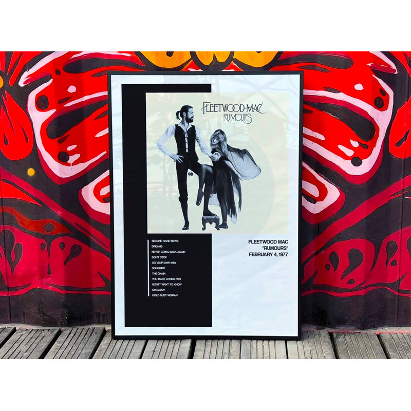 Fleetwood Mac Rumours Album Cover Poster #1.jpg