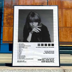 florence and the machine how big, how blue, how beautiful custom album cover poster, music poster wall art, digital dow
