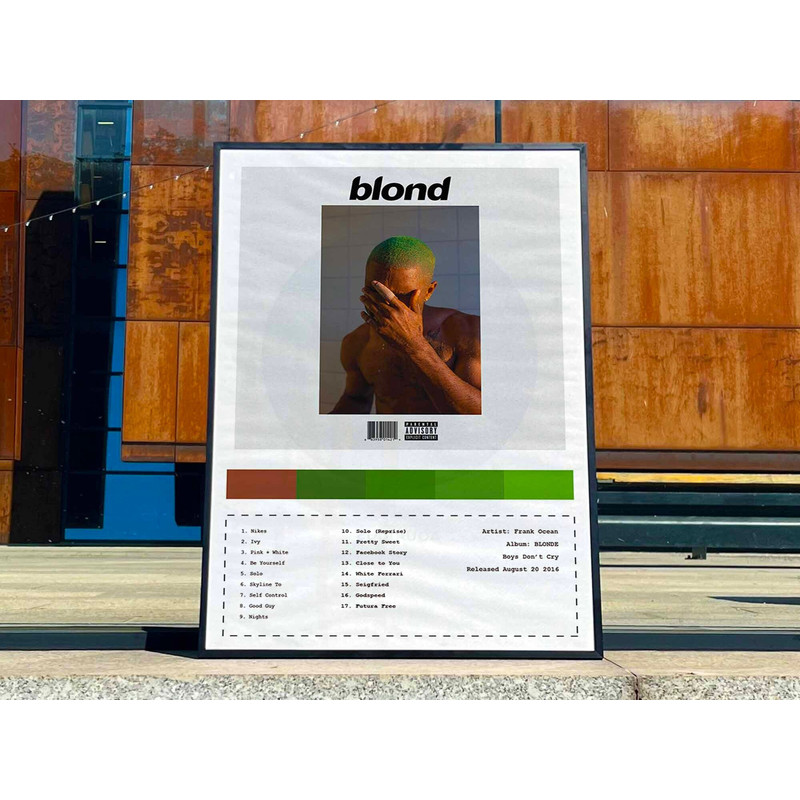 Frank Ocean Blonde Album Cover Poster #4.jpg