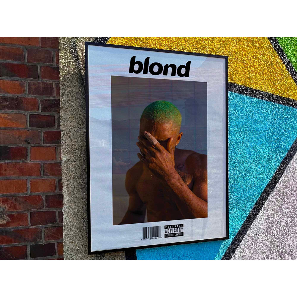 Frank Ocean Blonde Album Cover Poster #fac.jpg