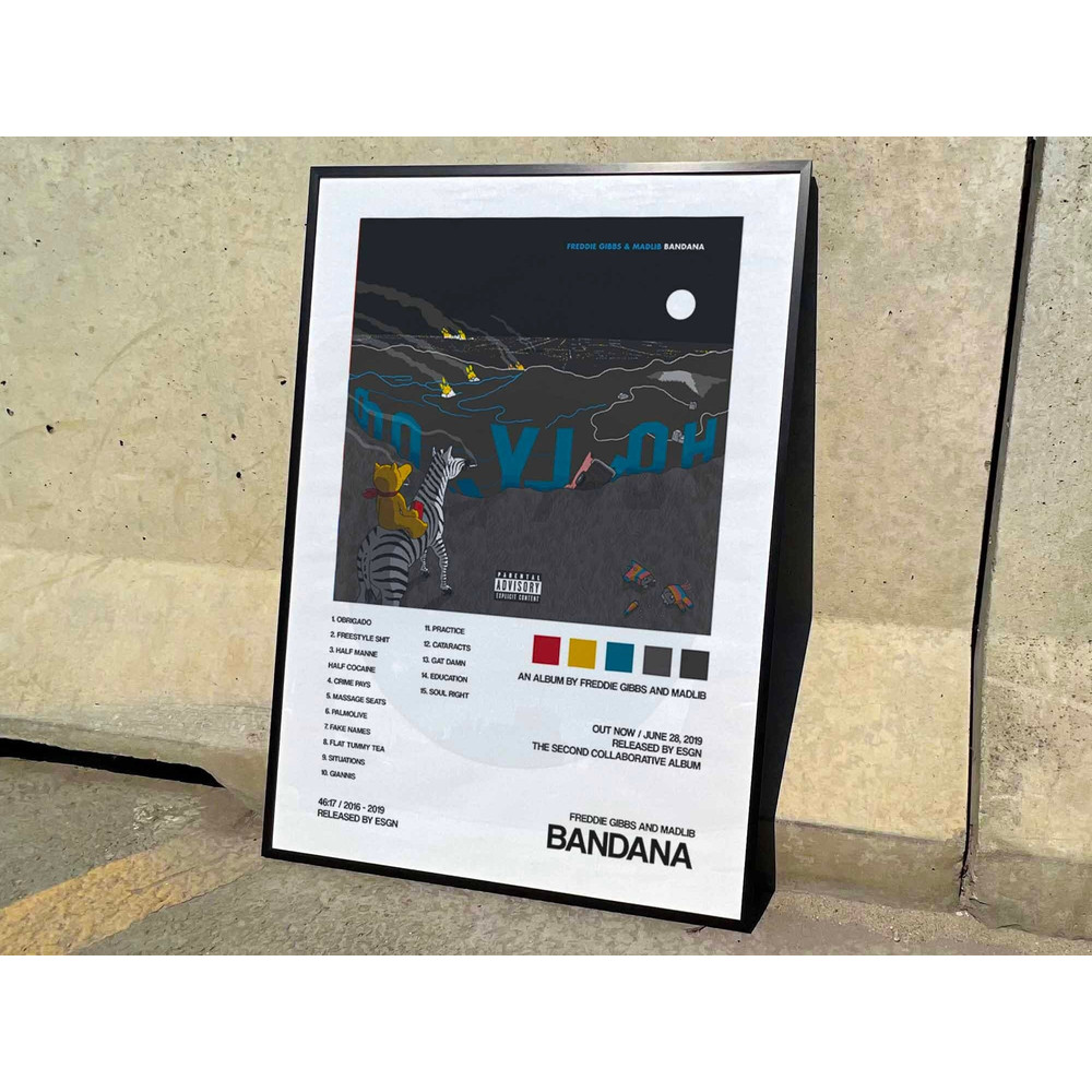 Freddie Gibbs And Madlib Bandana Album Cover Poster #2.jpg