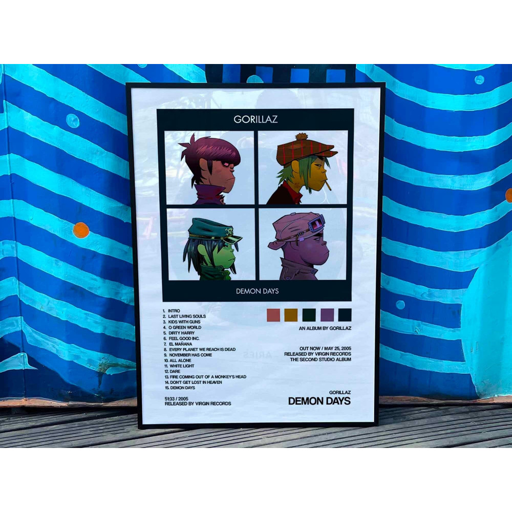 Gorillaz Demon Days Album Cover Poster #2.jpg