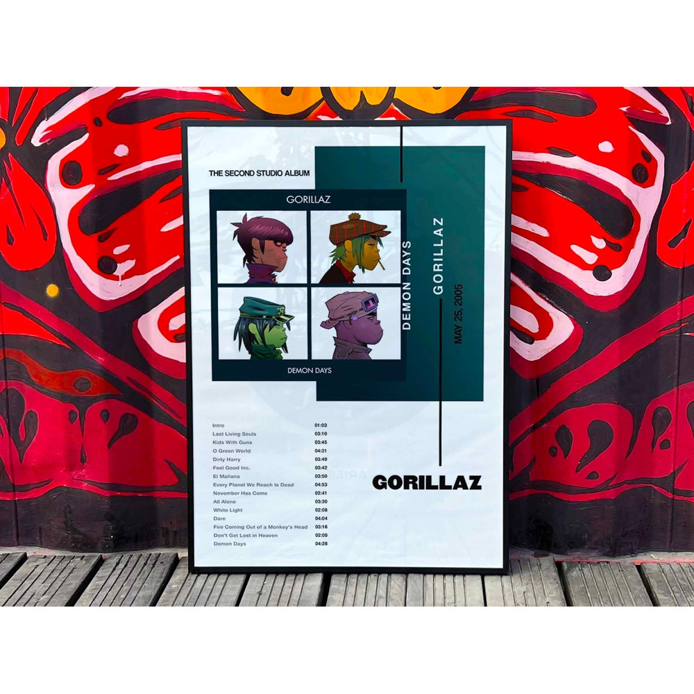 Gorillaz Demon Days Album Cover Poster #3.jpg