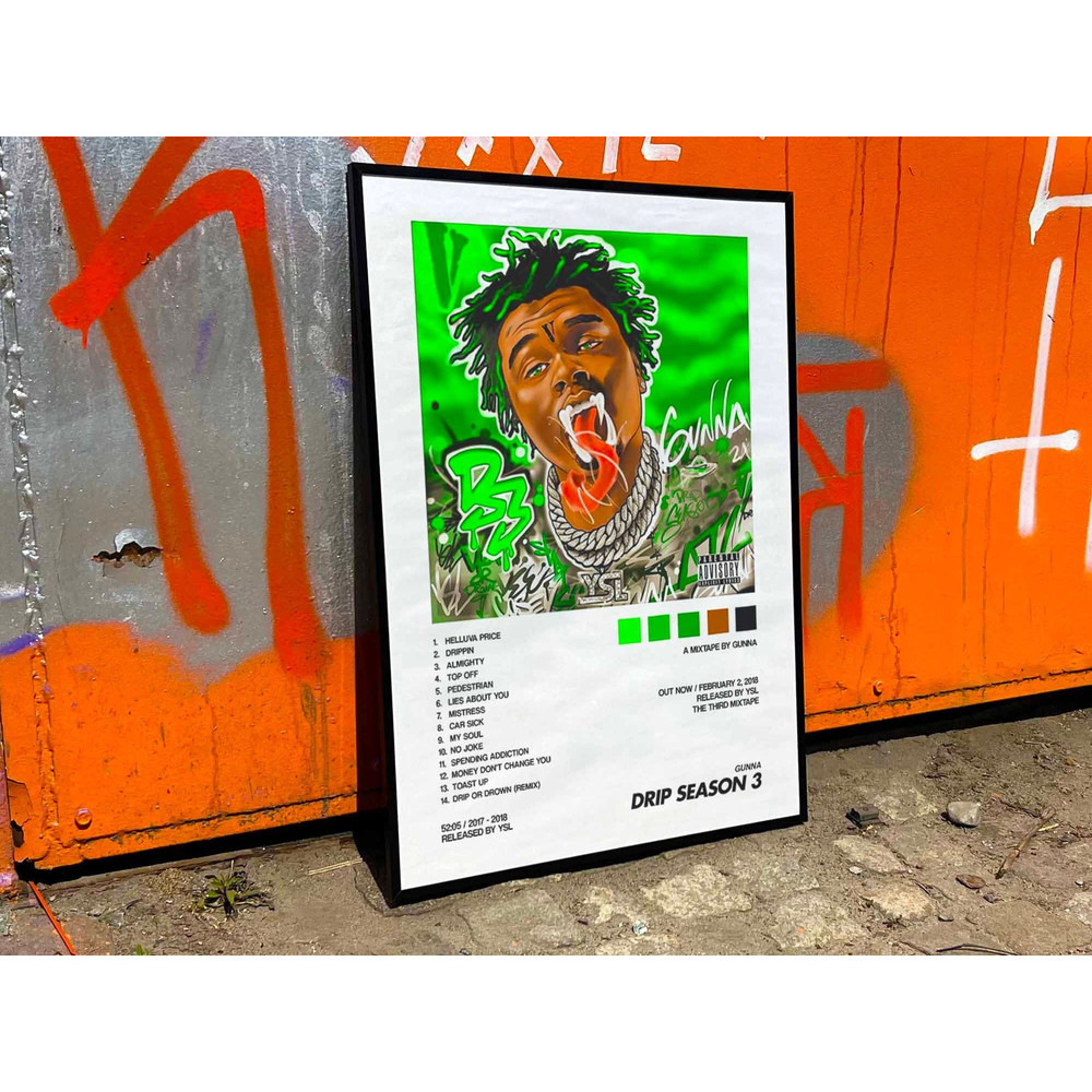 Gunna Drip Sesason 3 Album Cover Poster #2.jpg