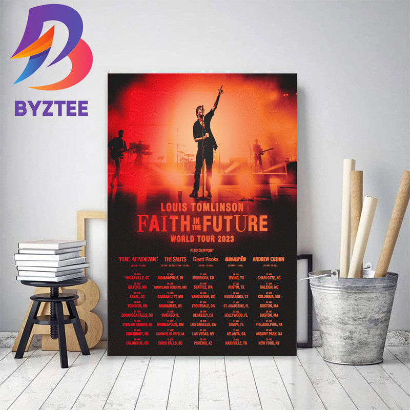 Louis Tomlinson Faith In The Future World Tour 2023 Decor Poster Canvas.jpg