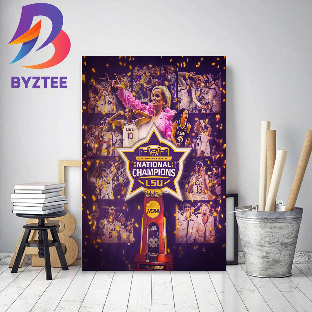 LSU Are 2023 NCAA Womens Basketball National Champions Decor Poster Canvas.jpg