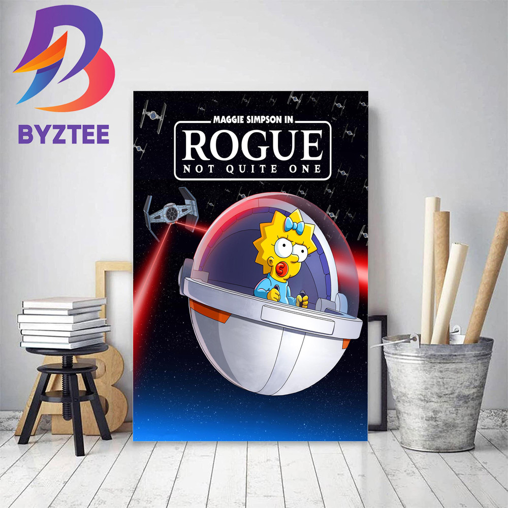 Maggie Simpson In Rogue Not Quite One Official Poster Home Decor Poster Canvas 1.jpg