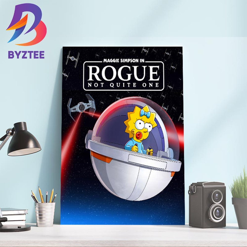Maggie Simpson In Rogue Not Quite One Official Poster Home Decor Poster Canvas.jpg
