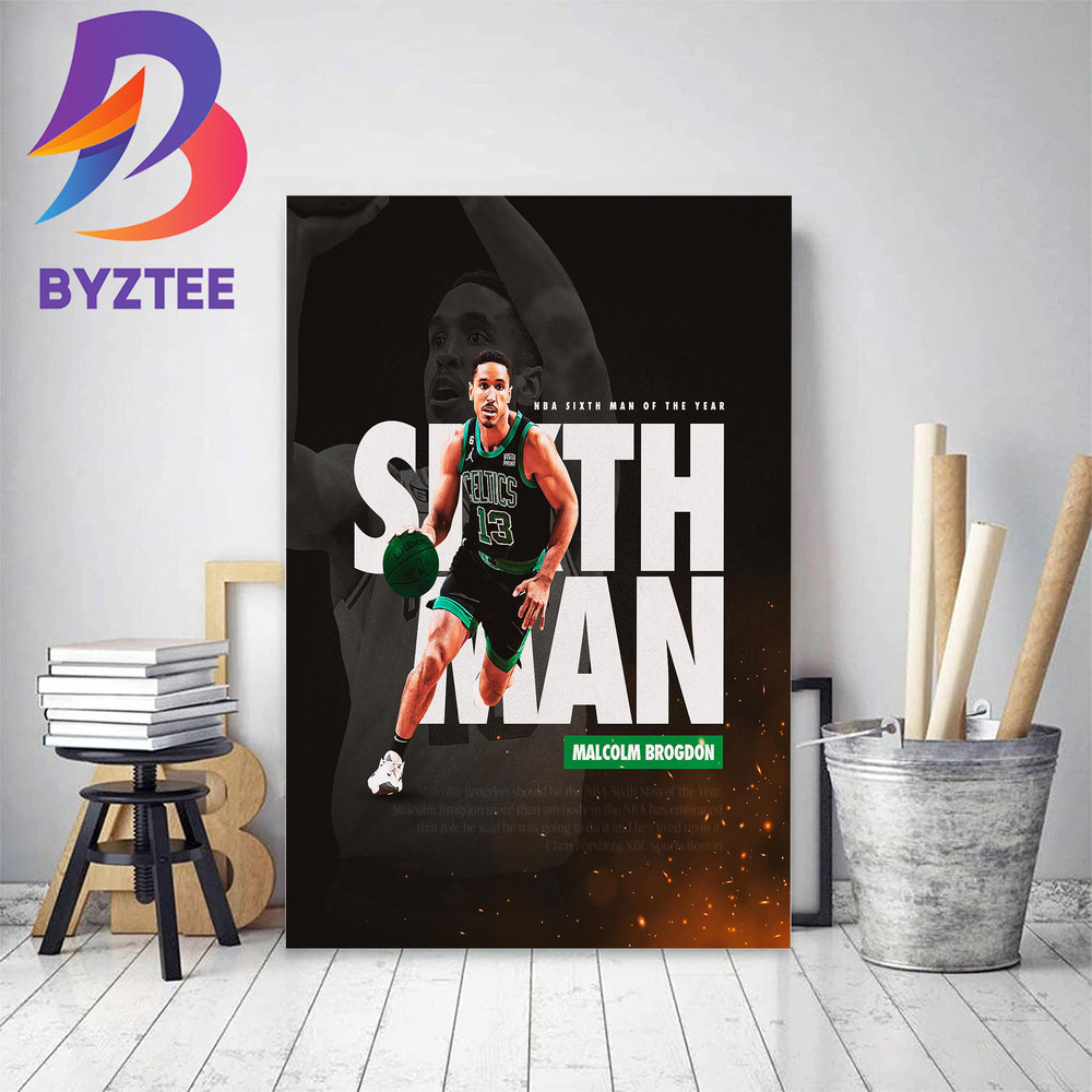 Malcolm Brogdon Is NBA Sixth Man Of The Year Decor Poster Canvas.jpg