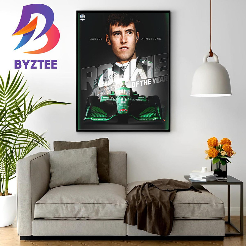 Marcus Armstrong Is The 2023 NTT INDYCAR SERIES Rookie Of The Year Wall Decor Poster Canvas.jpg