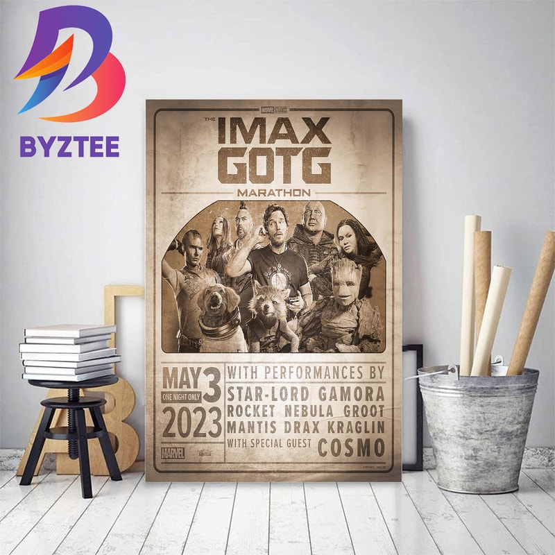 Marvel Studios The IMAX Guardians Of The Galaxy Vol 3 Marathon Decor Poster Canvas.jpg