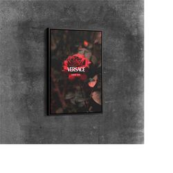 luxury fashion poster, brand poster designer wall art,