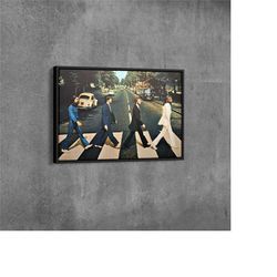 the beatles - abbey road album canvas -