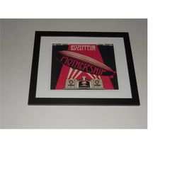 framed led zeppelin jimmy page / robert plant