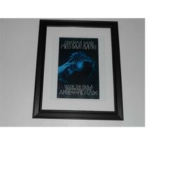 framed miles davis & grateful dead '70 handbill