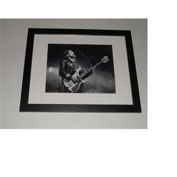 framed lemmy kilmister on stage 1979 b/w motorhead