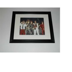 framed the cars 1983 band picture promo poster,