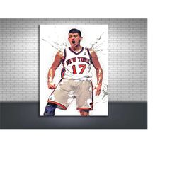jeremy lin poster, ny knicks, gallery canvas wrap,