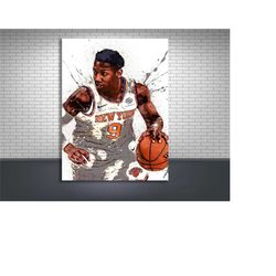 rj barrett poster, ny knicks, gallery canvas wrap,