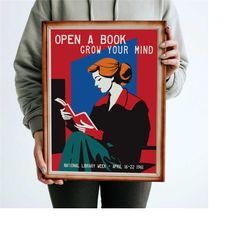 open a book - grow your mind -