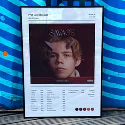 the kid laroi fuck love savage album cover poster 5