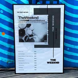 the weeknd house of balloons album cover poster 3