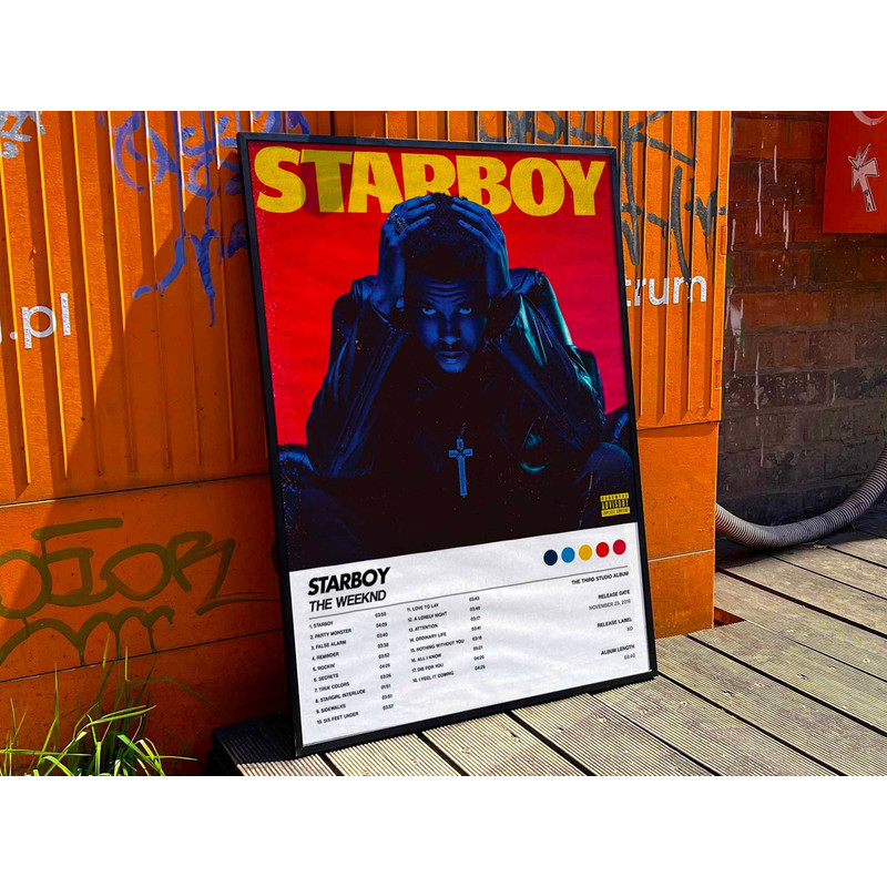 The Weeknd Starboy Album Cover Poster #6.jpg