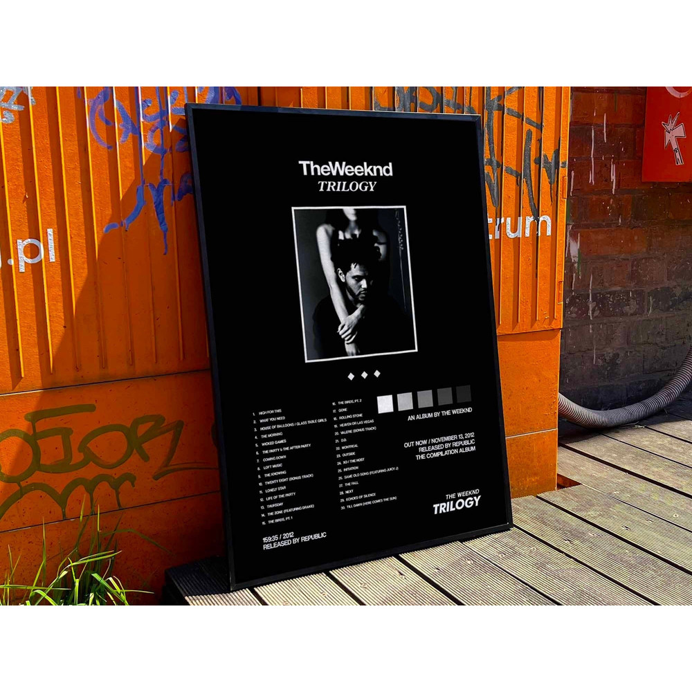 The Weeknd Trilogy Album Cover Poster #2 custom.jpg